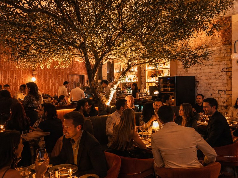The Embassy By Devlin's dining room — Opening Night Cigar Dinner